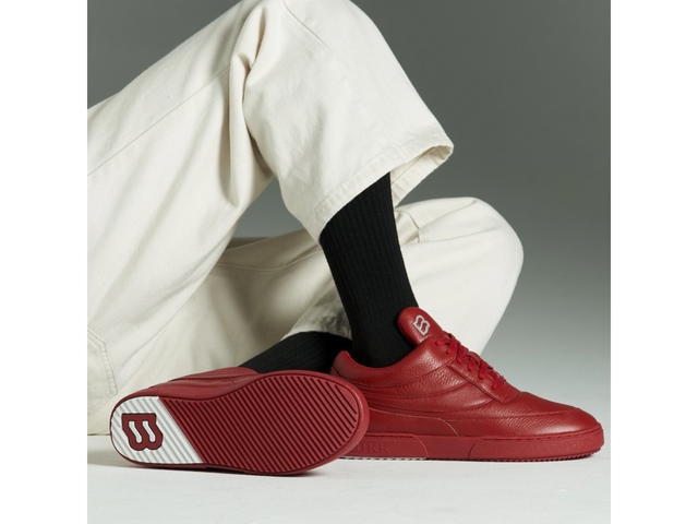 BIKK BIKK "The Fool" Red Leather Sneakers - view 6