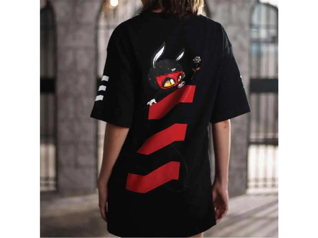 BIKK BIKK x Oct29 “Box Logo” Oversized Tee Black - view 4