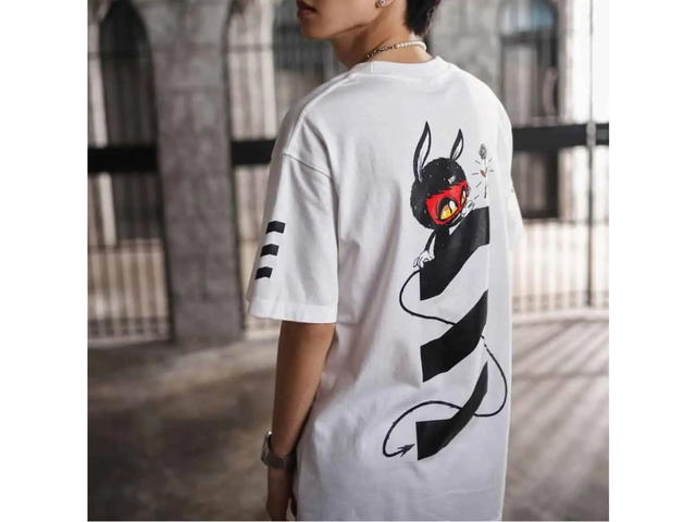 BIKK BIKK x Oct29 “Box Logo” Oversized Tee White - view 4