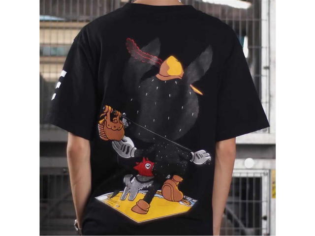 BIKK BIKK x Oct29 “Card” Oversized Tee Black - view 4