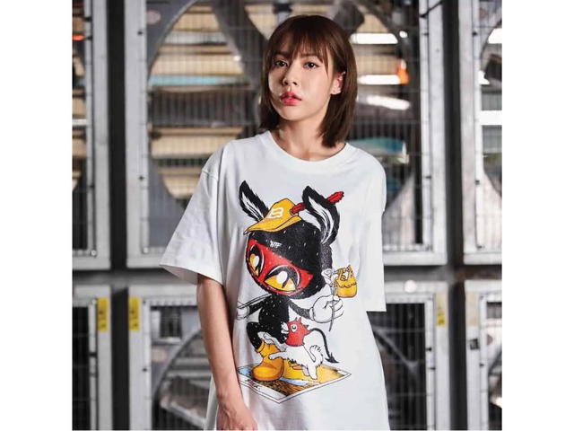BIKK BIKK x Oct29 “Card” Oversized Tee White - view 3
