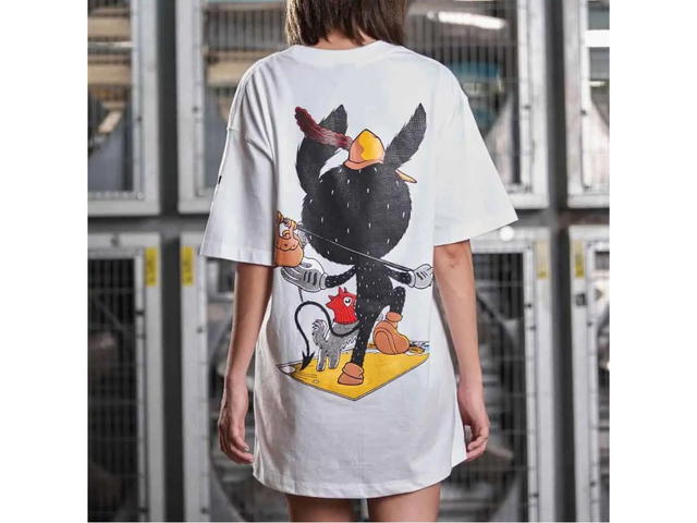 BIKK BIKK x Oct29 “Card” Oversized Tee White - view 4