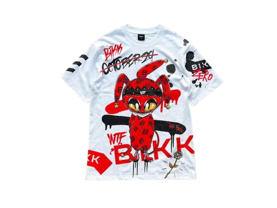 BIKK BIKK x Oct29 “Joker” OVP Oversized Tee White