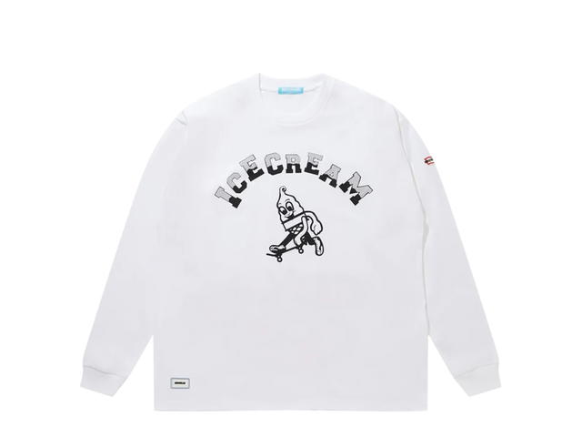 Billionaire Boys Club Billionaire Boys Club Cotton Long-Sleeve T-Shirt Skate White - view 1