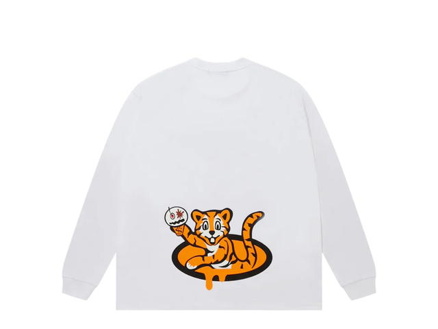 Billionaire Boys Club Billionaire Boys Club Cotton Long-Sleeve T-Shirt Skate White - view 2