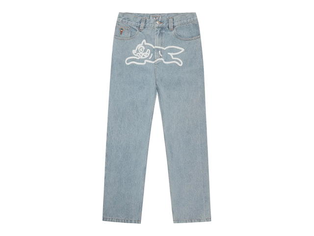 Billionaire Boys Club Billionaire Boys Club Icecream Running Dog Double Scoop Denim Pant Mid Wash Blue - view 1