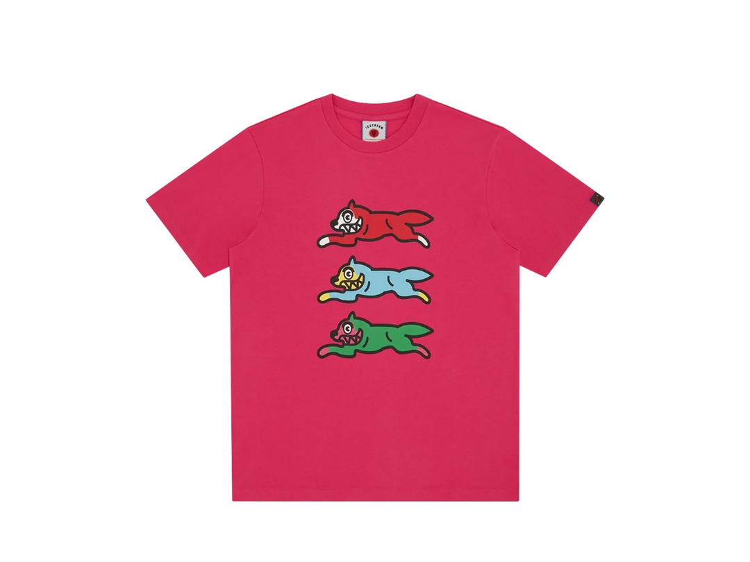 Billionaire Boys Club Billionaire Boys Club Triple Running Dog Tee Pink