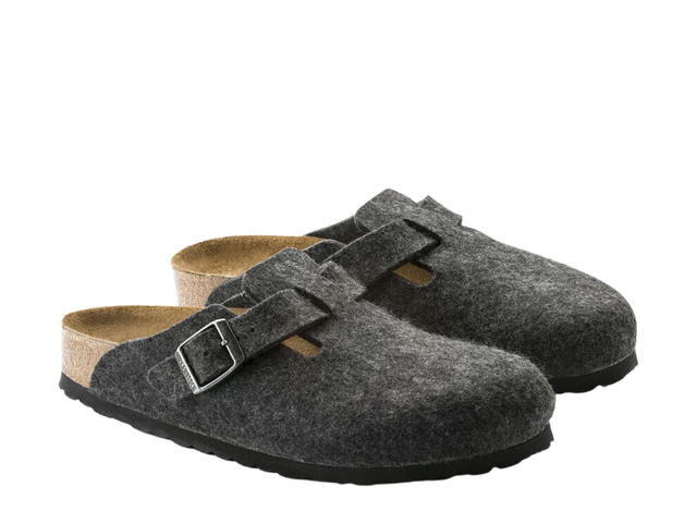 Birkenstock Birkenstock Boston Anthracite Wool (Narrow Fit) - view 3
