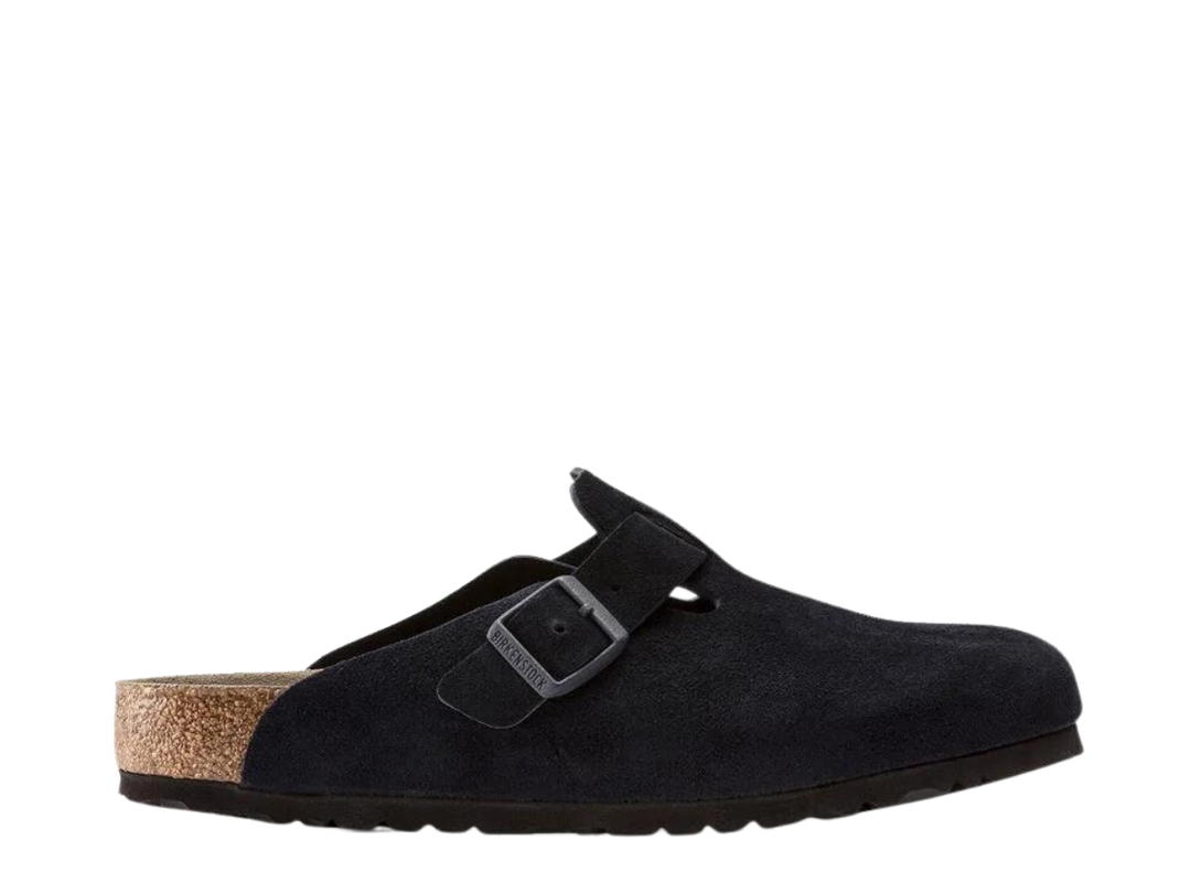 Birkenstock Birkenstock Boston Clog Suede Leather Midnight
