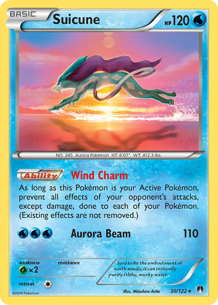 Pokemon Pokemon Suicune H [BKP 30/122] XY "BREAKpoint" [ReverseHolo] (EN)