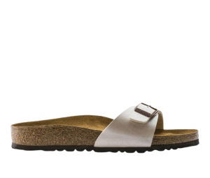 Buy Birkenstock Madrid Pearl White at Sasom – Authentic and Ready to Ship
