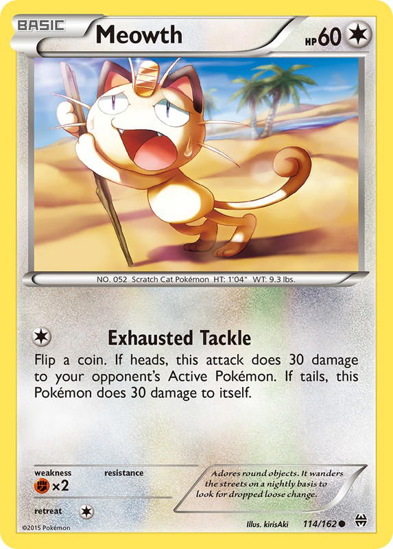 Pokemon Pokemon Meowth C [BKT 114/162] XY "BREAKthrough" (EN)