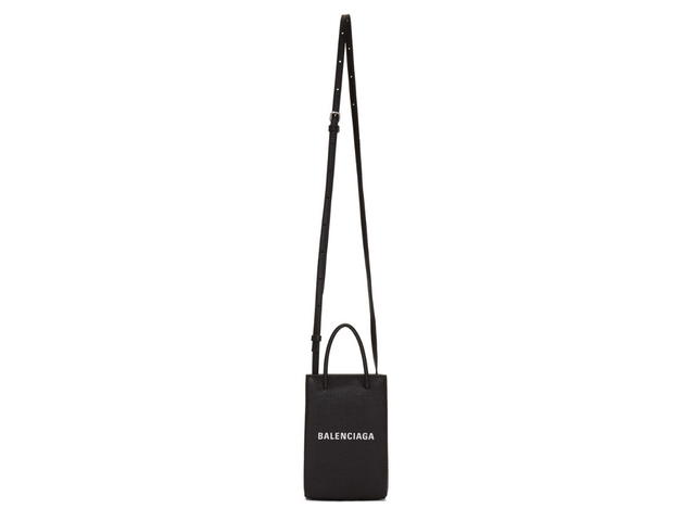 Balenciaga Balenciaga Black Shopping Phone Holder Bag - view 2