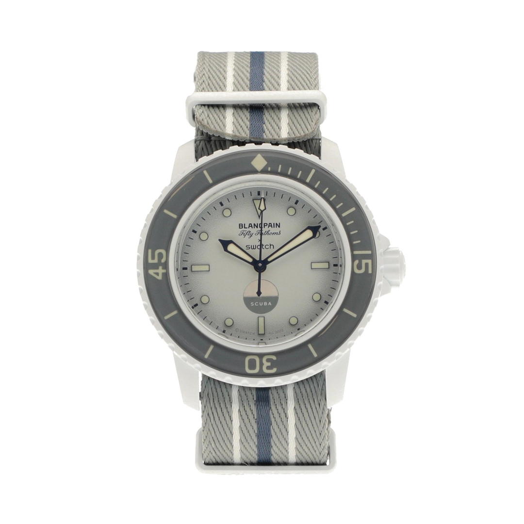Swatch Blancpain x Swatch Scuba Fifty Fathoms Antarctic Ocean SO35S100