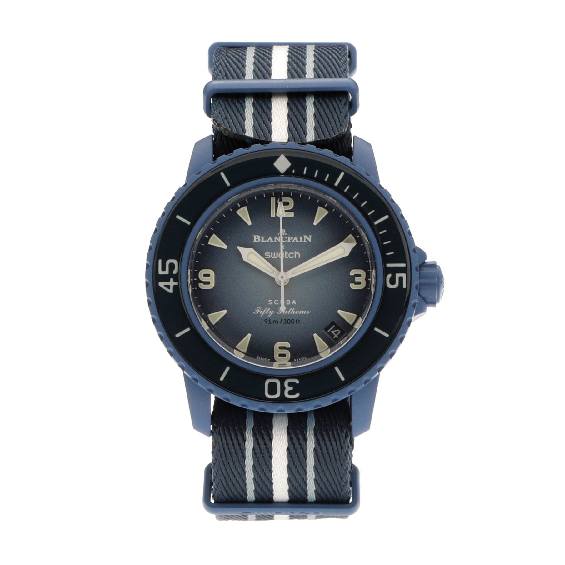 Swatch Blancpain x Swatch Scuba Fifty Fathoms Atlantic Ocean SO35A100