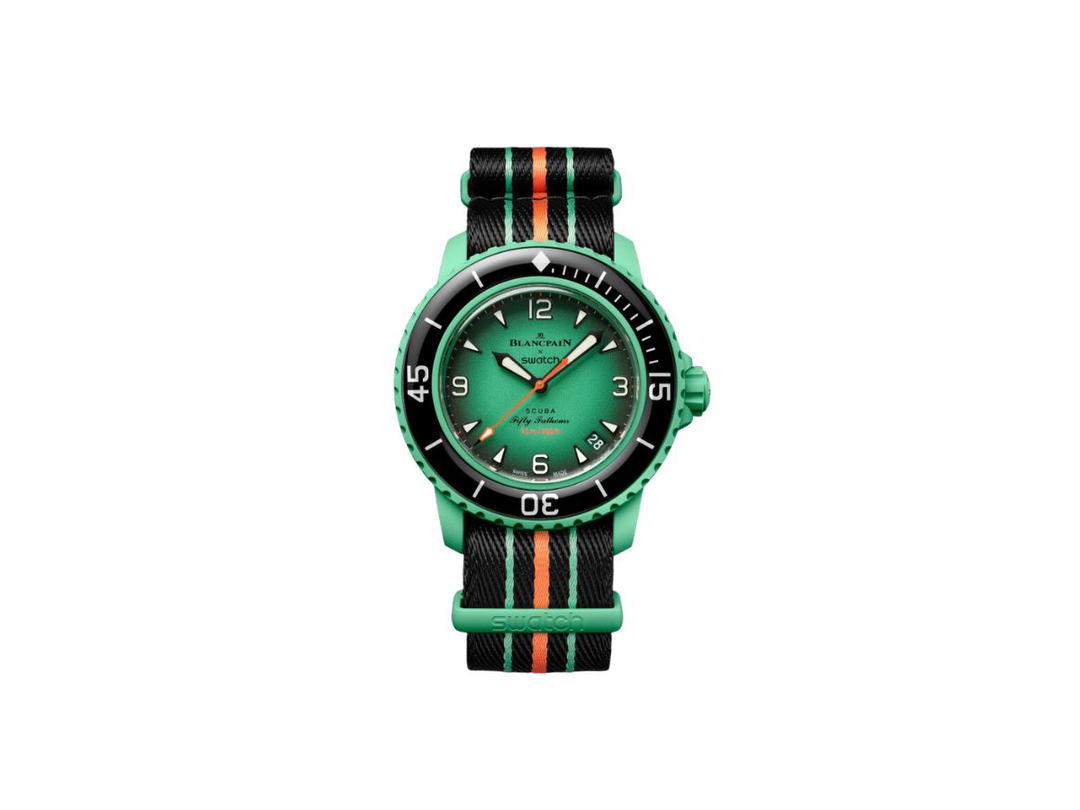 Swatch Blancpain X Swatch Scuba Fifty Fathoms Indian Ocean