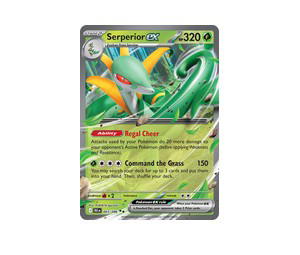 Buy Pokemon Serperior ex RR [BLK 003/086] Scarlet & Violet "Black Bolt" (EN) at Sasom – Authentic and Ready to Ship