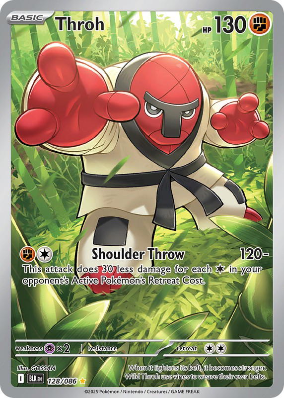 Pokemon Pokemon Throh IR [BLK 128/086] Scarlet & Violet "Black Bolt" (EN)
