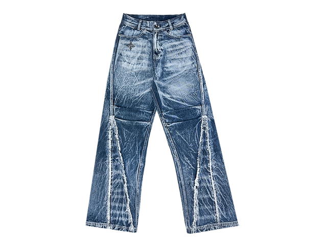 BLR BLR Curved Denim Pants Navy - view 1