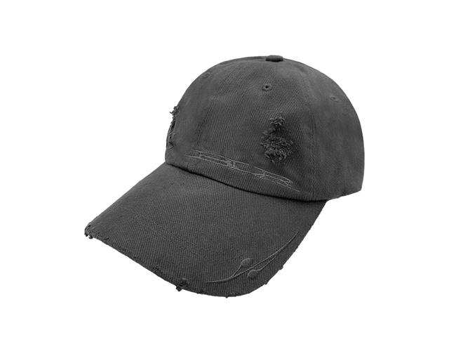BLR BLR Curved Logo Damaged Denim Cap Grey - view 1