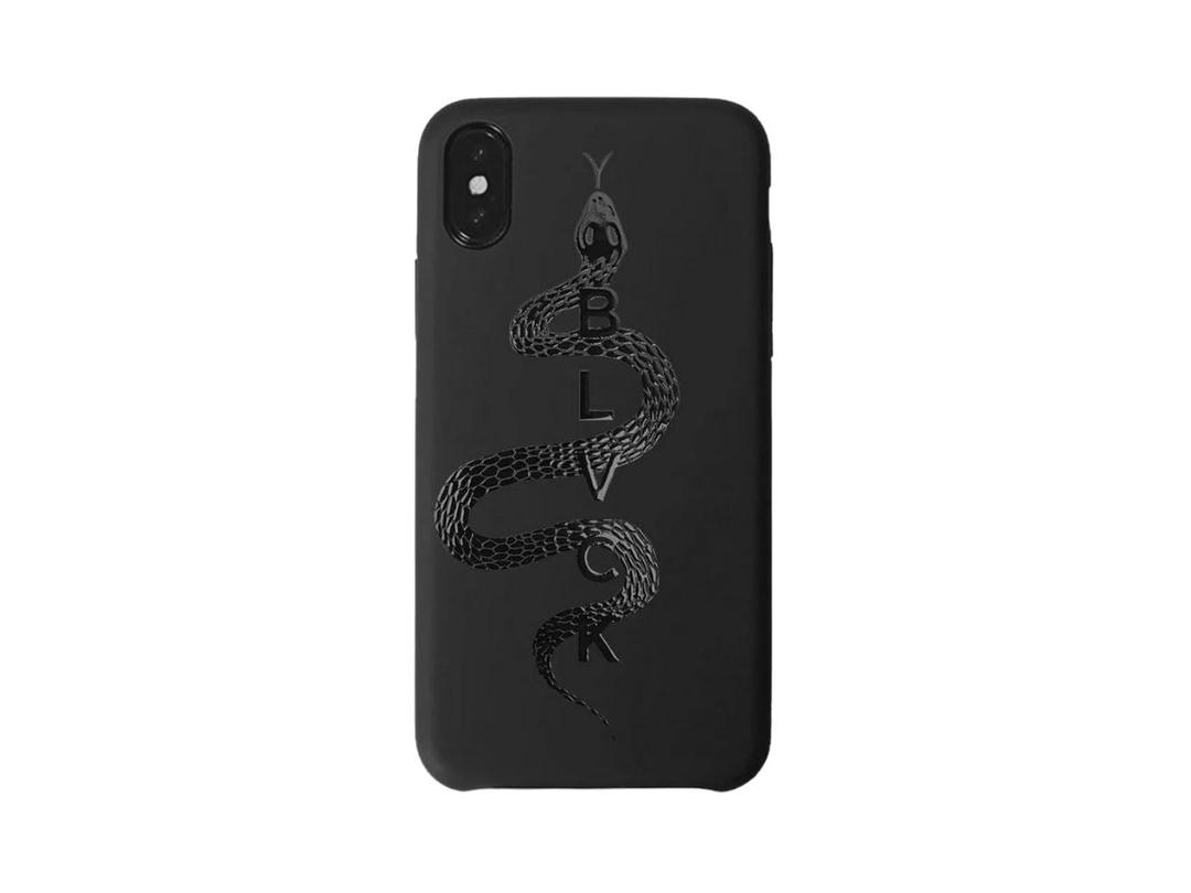 Blvck Blvck Snake iPhone Case Black