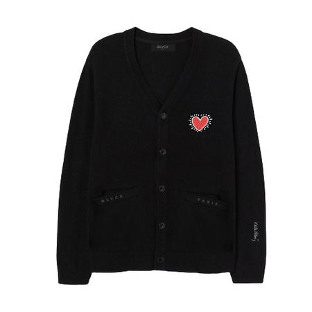 Buy Blvck x Keith Haring' Heart Cardigan at Sasom – Authentic and Ready to Ship