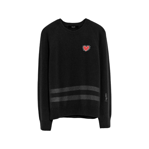 Blvck Blvck x Keith Haring' Heart Sweater