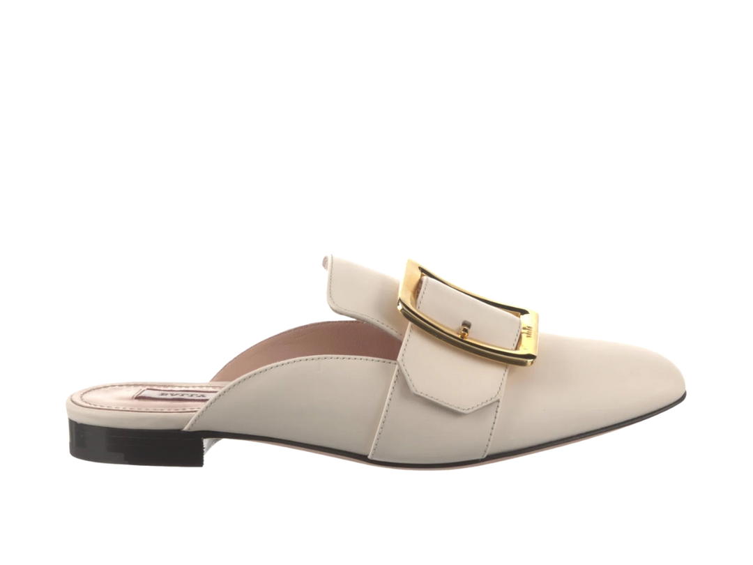 Bally Bally Leather Mules Beige (W)