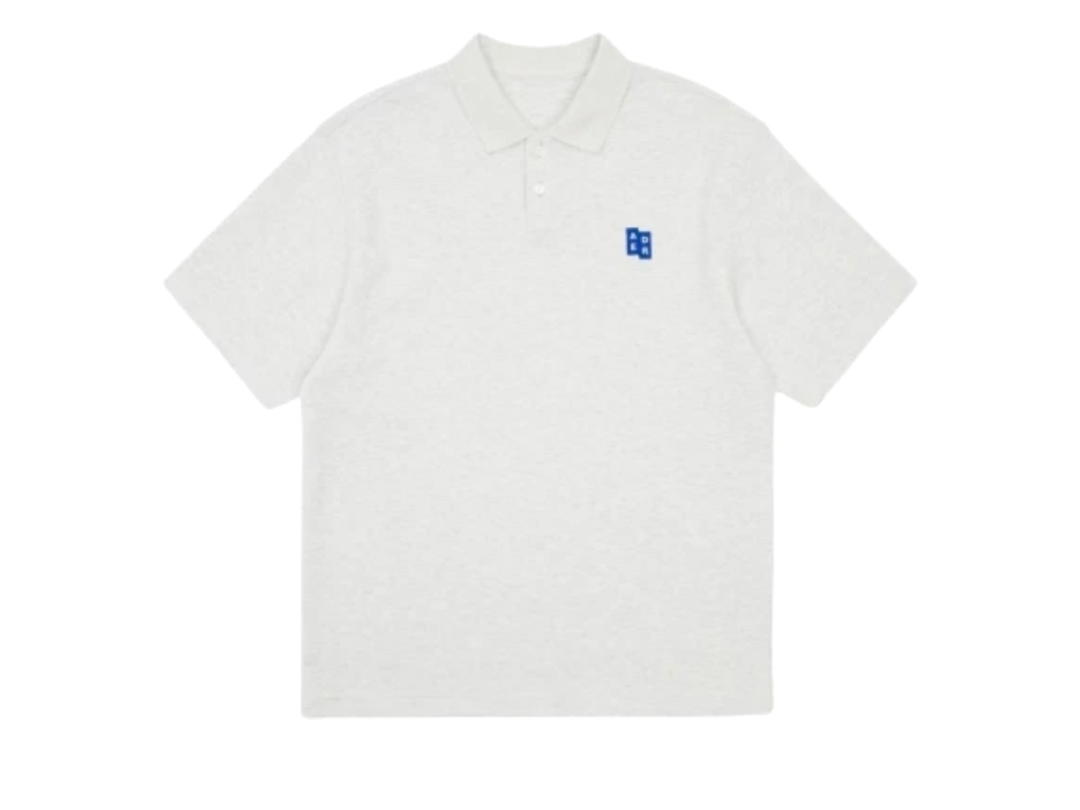 Ader Error Ader Error Sig; TRS Tag Polo T-Shirt 01 Oatmeal