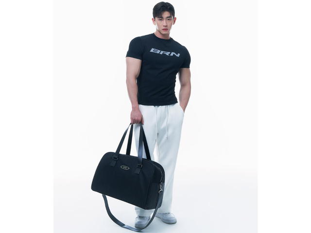 Borntowin Borntowin Big Chrome B Shoulder Bag Black - view 3