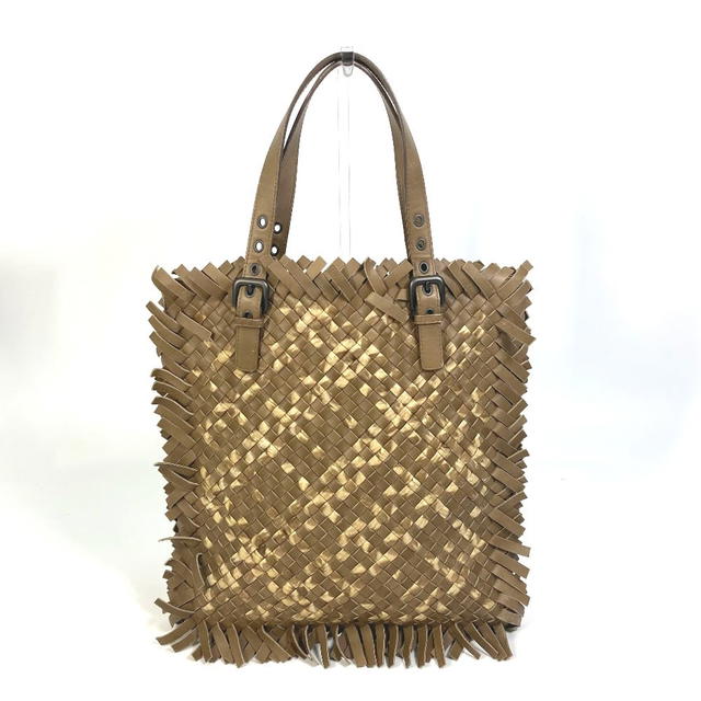 Bottega Veneta BOTTEGA VENETA 239898 Intrecciato Tote Bag Leather Beige - view 2