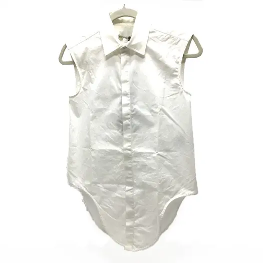 Buy BOTTEGA VENETA 600083VKECO Wing Shirt Sleeveless Shirt Y shirt Tops Cotton White at Sasom – Authentic and Ready to Ship