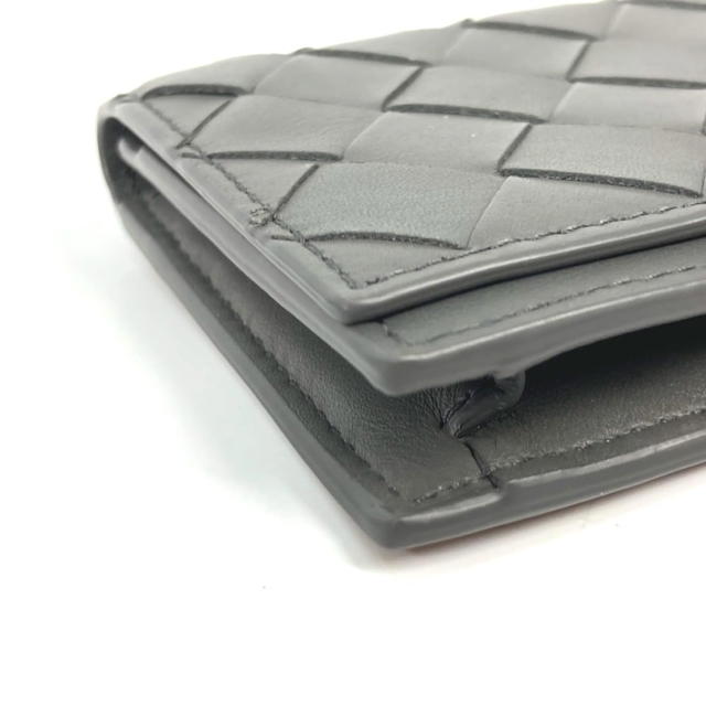 Bottega Veneta BOTTEGA VENETA 605720 Bifold Intrecciato Card Case Leather gray - view 5