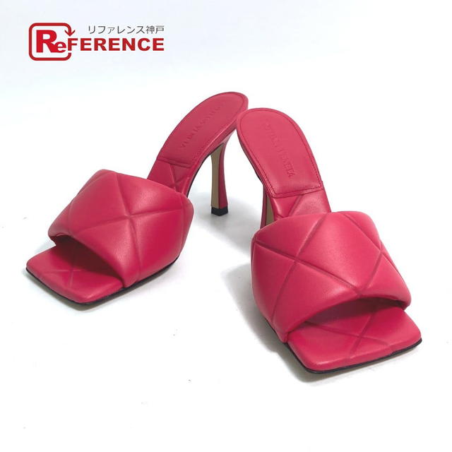 Bottega Veneta BOTTEGA VENETA 639943 Mules RUBBER LIDO Shoes Heels Intrecciato Sandals Unused - view 1