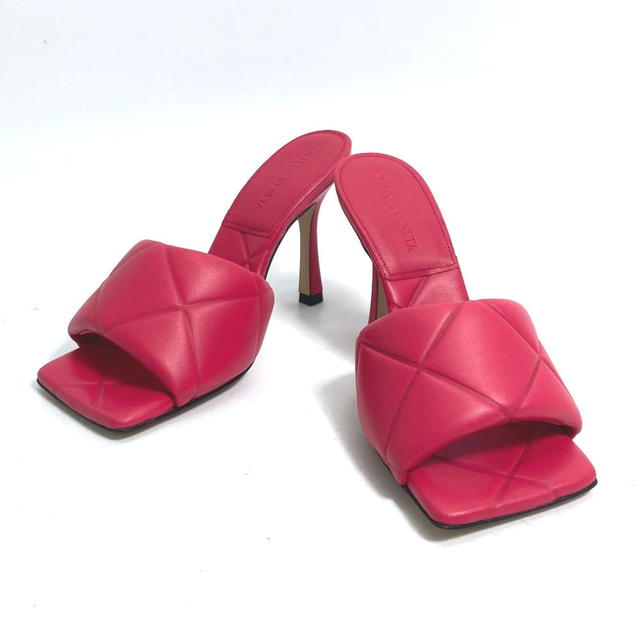 Bottega Veneta BOTTEGA VENETA 639943 Mules RUBBER LIDO Shoes Heels Intrecciato Sandals Unused - view 2