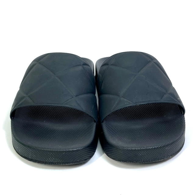 Bottega Veneta BOTTEGA VENETA 640050 flat intre slider Slide sandals Sandals rubber Black - view 2