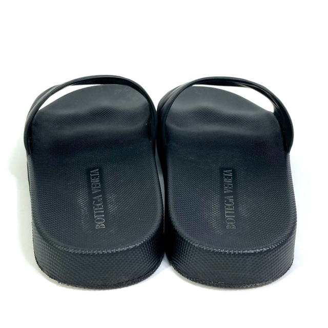 Bottega Veneta BOTTEGA VENETA 640050 flat intre slider Slide sandals Sandals rubber Black - view 3