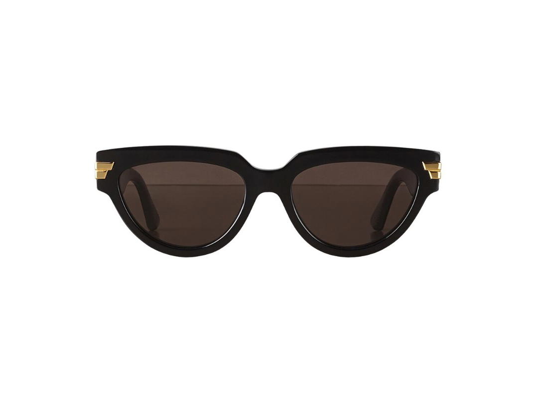 Bottega Veneta Bottega Veneta Acetate Cat Eye Sunglasses Black-Grey