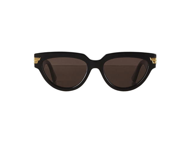 Bottega Veneta Bottega Veneta Acetate Cat Eye Sunglasses Black-Grey - view 1