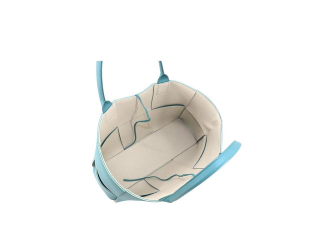Bottega Veneta Bottega Veneta Arco Tote Bag In Medium Intrecciato Canvas Light Blue - view 2