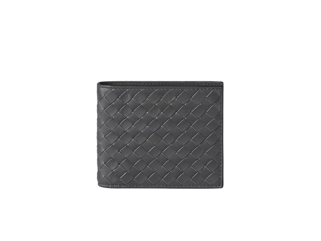 Bottega Veneta Bottega Veneta Bi-fold Wallet In Intrecciato Leather With Eight Card Slots Ardoise - view 1