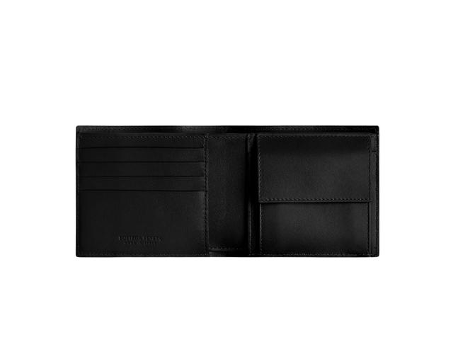 Bottega Veneta Bottega Veneta Bi-Fold Wallet With Coin Purse In Calfskin With Silver Finish Hardware Black - view 2