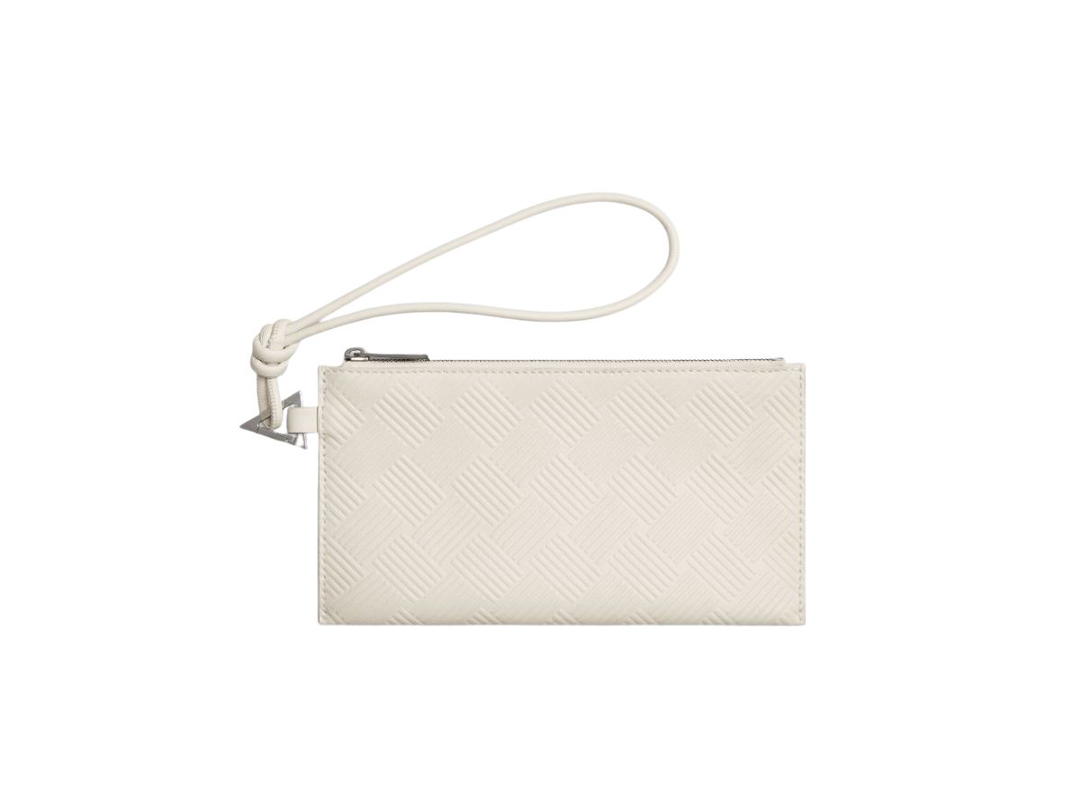 Bottega Veneta Bottega Veneta Bill Pouch In Leather Chalk