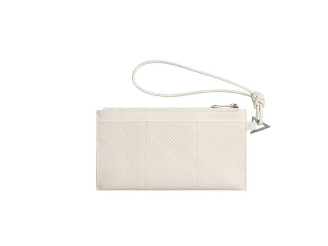 Bottega Veneta Bottega Veneta Bill Pouch In Leather Chalk - view 2
