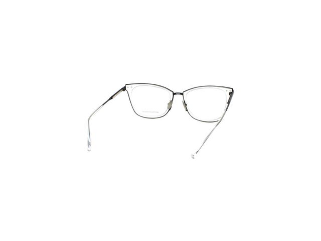 Bottega Veneta Bottega Veneta BV0065O Glasses In Clear Stainless Steel Frame With Demo Lens - view 4