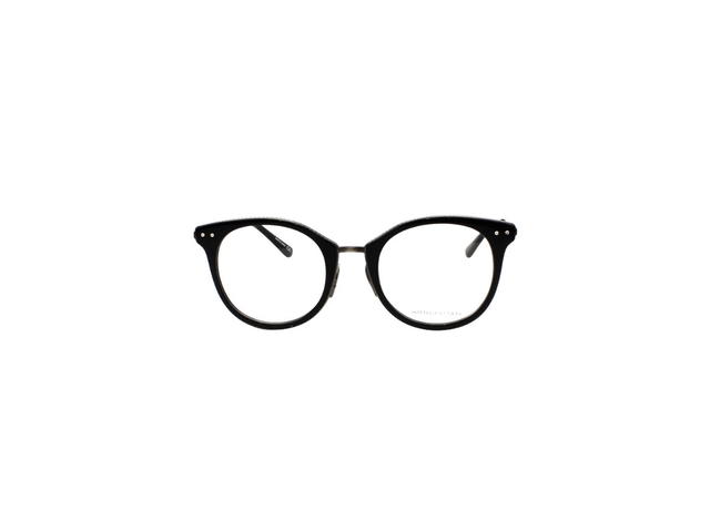 Bottega Veneta Bottega Veneta BV0066O Glasses In Black Stainless Steel Frame With Demo Lens - view 2