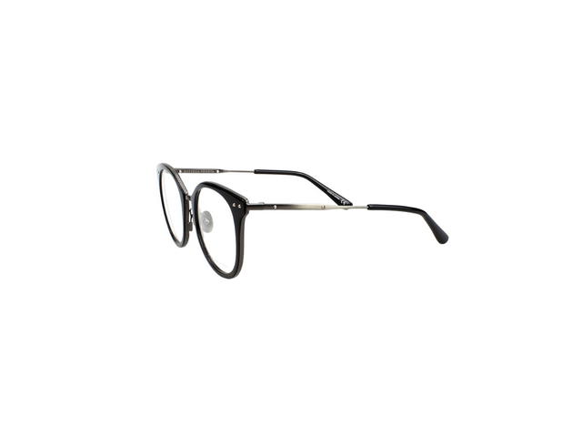 Bottega Veneta Bottega Veneta BV0066O Glasses In Black Stainless Steel Frame With Demo Lens - view 5