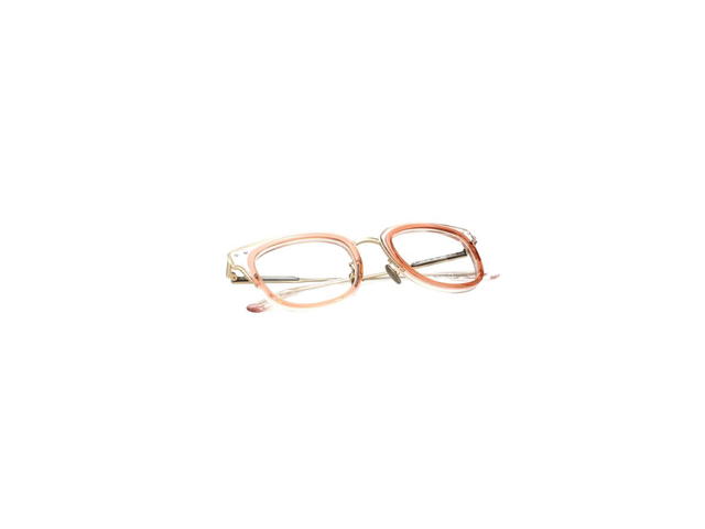 Bottega Veneta Bottega Veneta BV0124O Glasses In Pink-Gold Stainless Steel Frame With Demo Lens - view 6