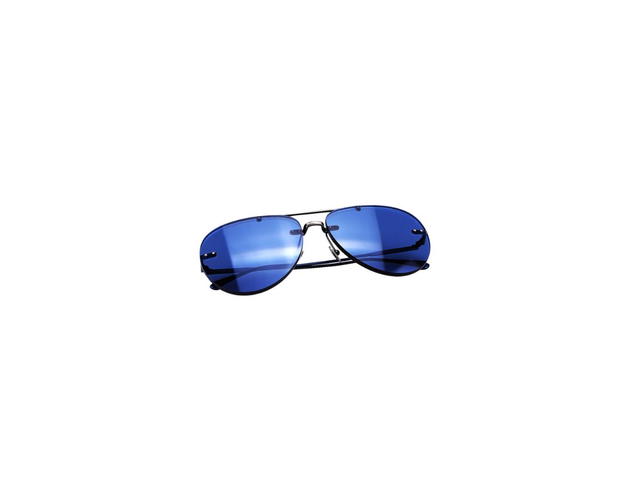 Bottega Veneta Bottega Veneta BV0179S Sunglasses In Black Metal Frame With Blue Lens - view 6
