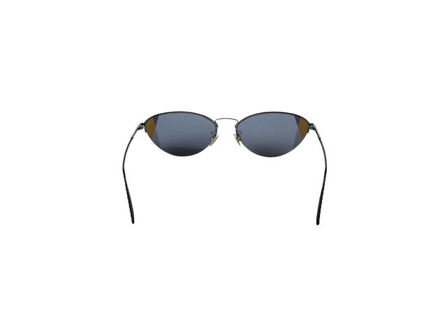 Bottega Veneta Bottega Veneta BV0245S Sunglasses In Black Metal Frame With Mirror Lens - view 4